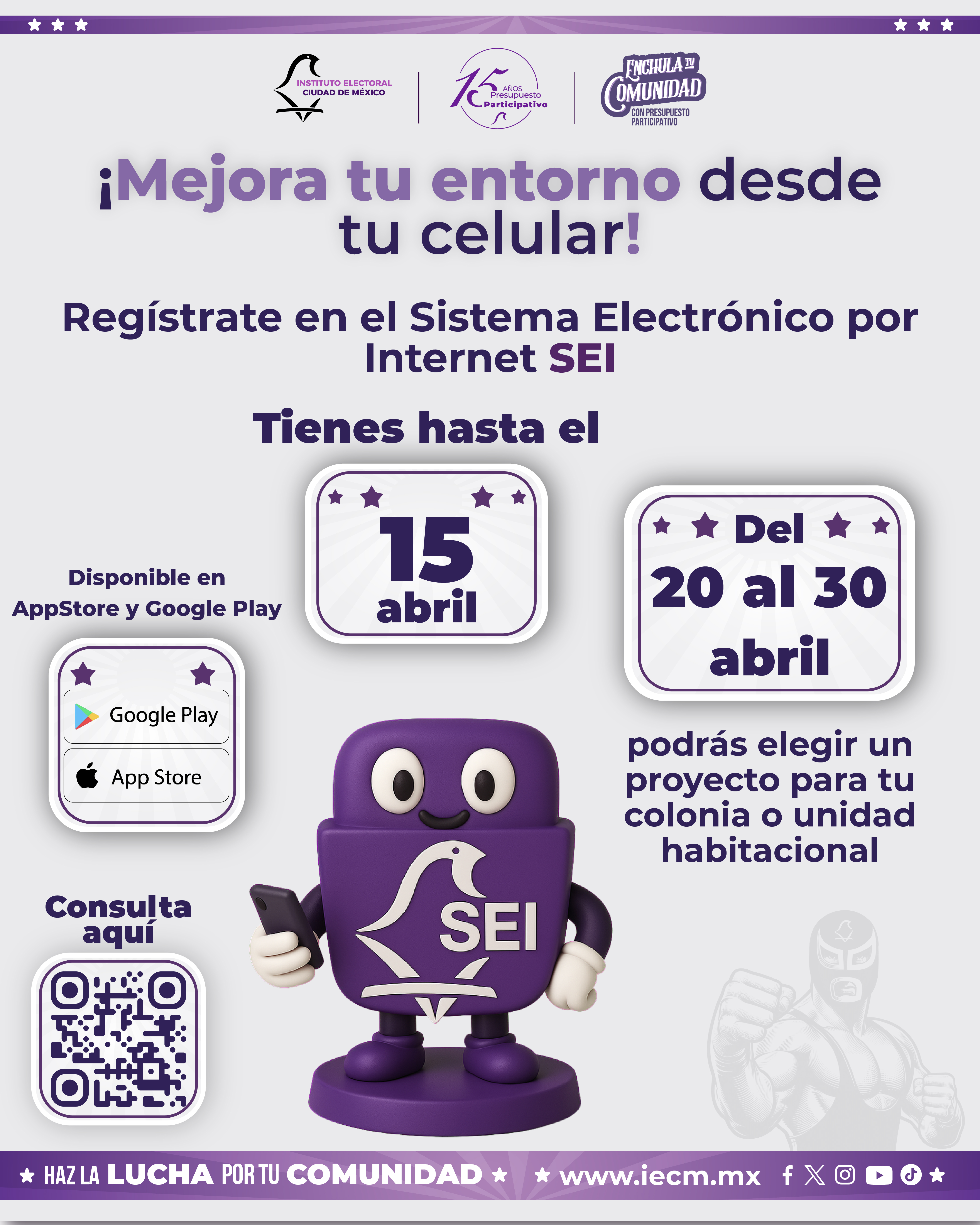 Registro en SEI descargando la Aplicación